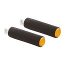 Arlen Ness, Knurled passenger footpegs. Gold