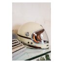 By City Roadster Red Strike helmet, cream