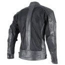 By City Sahara Leder & Mesh Motorrad Jacke schwarz XL