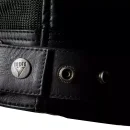 By City Sahara Leder & Mesh Motorrad Jacke schwarz XL