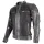 By City Sahara Leder & Mesh Motorrad Jacke schwarz XL