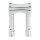 Biltwell Murdock O/S straight risers 6" chrome