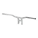 Biltwell Tyson XL pullback Lenker slotted Chrom für Harley 8"