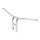 Biltwell Tyson XL pullback handlebar 12" chrome TBW