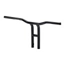 Biltwell Tyson XL Pullback Lenker 14" schwarz TBW für Harley 08-23
