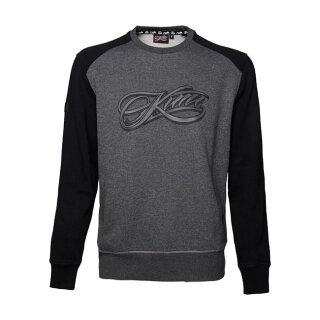 WCC Kimi Script Logo sweater, grey/black