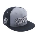 WCC Kimi Script Logo Snapback cap, grey