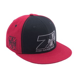 WCC Kimi Cross Seven Snapback cap, red