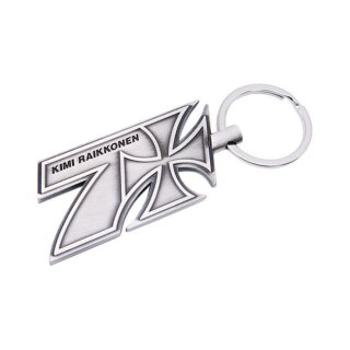 WCC Kimi Cross Logo Keychain, metal