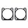 S&S, cylinder base gasket kit. 4.250" big bore