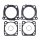 S&S, cylinder head & base gasket kit. 4.250" big bore