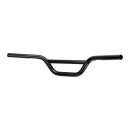 Biltwell 1" Moto bar black, TUV appr.