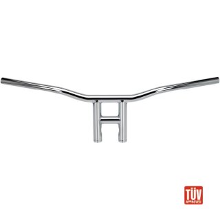 Biltwell Tyson XL Lenker 8" chrom für Harley Dyna Softail Sportster 82-23 TGA