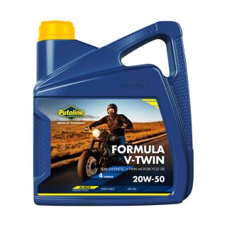 Putoline, Formula V-Twin 20W-50 motor oil. 4 liter