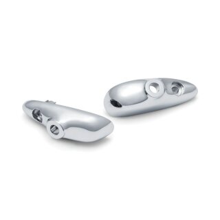 Kuryakyn, front turn signal mounts. Chrome