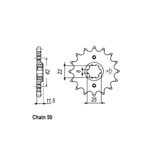JT Front Sprocket 289.15