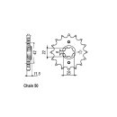 JT Front Sprocket 289.15