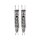 Emgo shock absorbers chrome 300mm