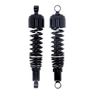 Emgo, shock absorber set. With shroud. Black