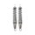 Emgo shock absorbers chrome no shrouds