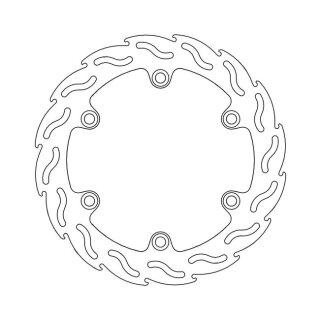 Moto-Master Flame series brake rotor