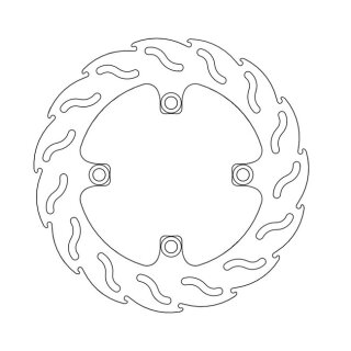 Moto-Master Flame series brake rotor