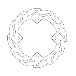 Moto-Master Flame series brake rotor