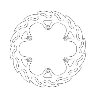 Moto-Master Flame series brake rotor