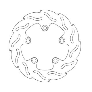 Moto-Master Flame series brake rotor