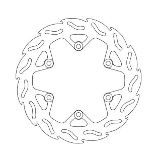 Moto-Master Flame series brake rotor