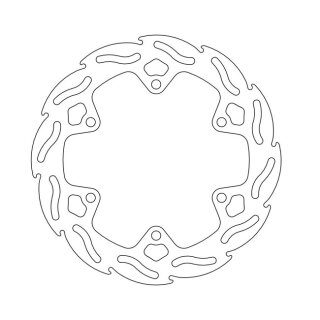 Moto-Master Flame series brake rotor