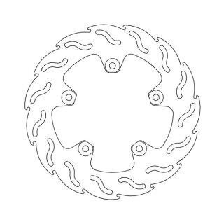 Moto-Master Flame series brake rotor
