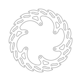 Moto-Master Flame series brake rotor
