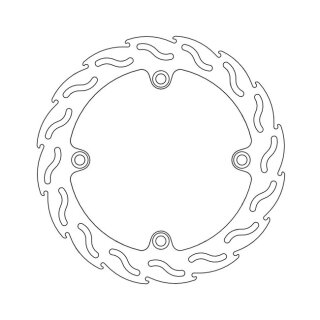 Moto-Master Flame series brake rotor