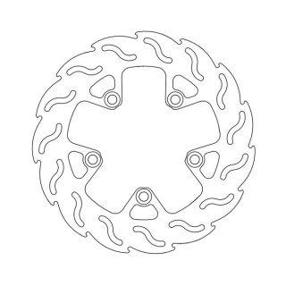 Moto-Master Flame series brake rotor