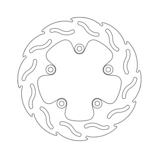 Moto-Master Flame series brake rotor