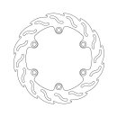 Moto-Master Flame series brake rotor