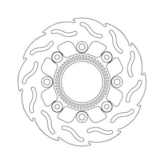 Moto-Master Flame series brake rotor