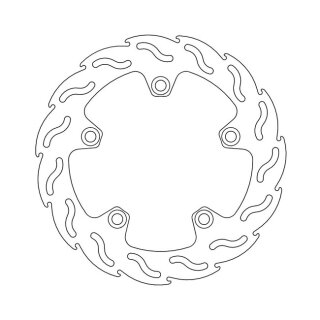Moto-Master Flame series brake rotor