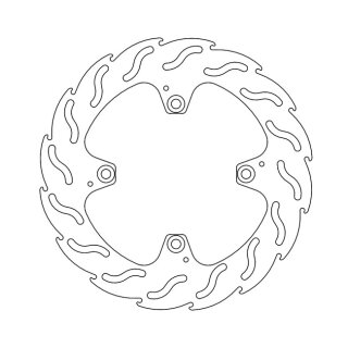 Moto-Master Flame series brake rotor