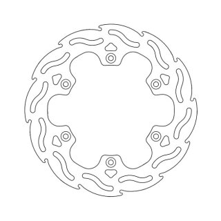 Moto-Master Flame series brake rotor