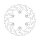 Moto-Master Flame series brake rotor
