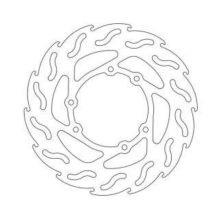 Moto-Master Flame series brake rotor