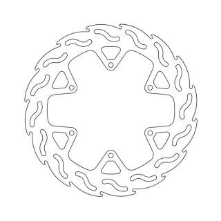 Moto-Master Flame series brake rotor