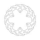 Moto-Master Flame series brake rotor