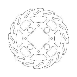 Moto-Master Flame series brake rotor