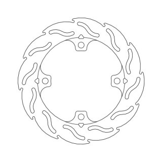 Moto-Master Flame series brake rotor