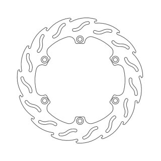 Moto-Master Flame series brake rotor