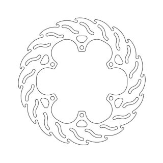 Moto-Master Flame series brake rotor