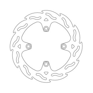 Moto-Master Flame series brake rotor